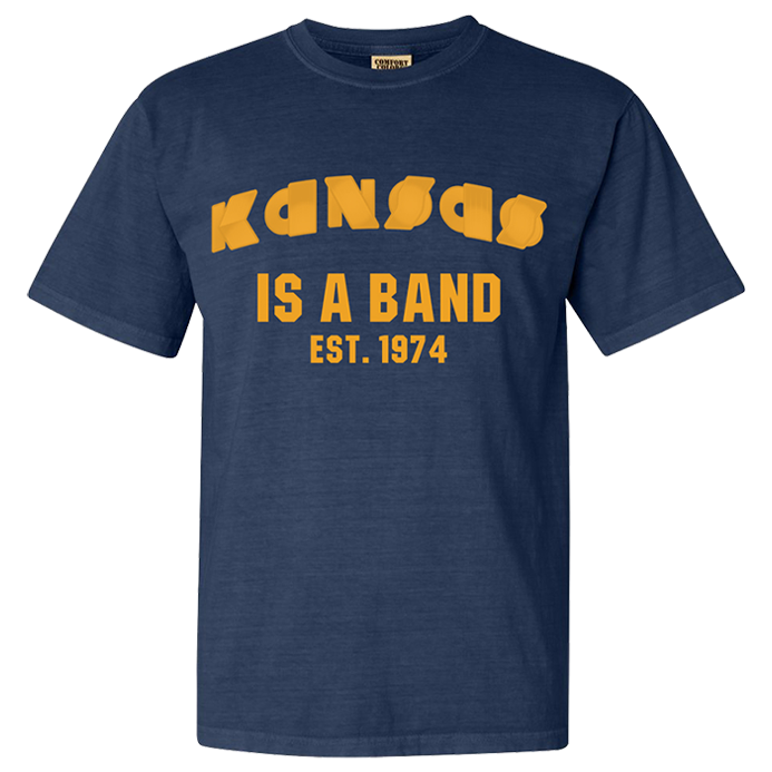 Kansas Is A Band Blue T-Shirt