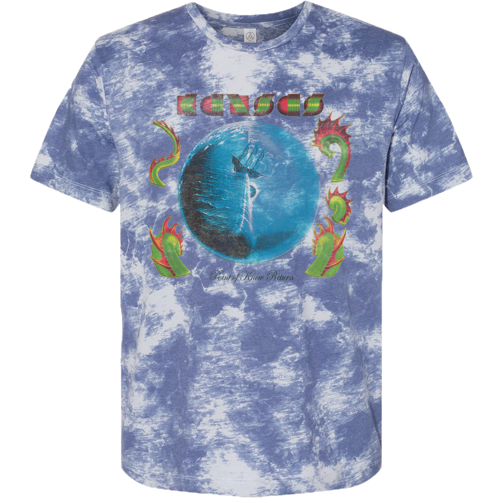Point of Know Return Blue Tie Dye T-Shirt