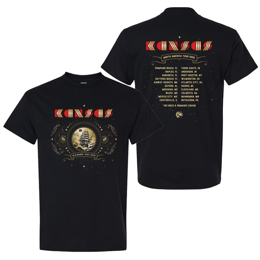 2026 Kansas Is A Band Tour T-Shirt