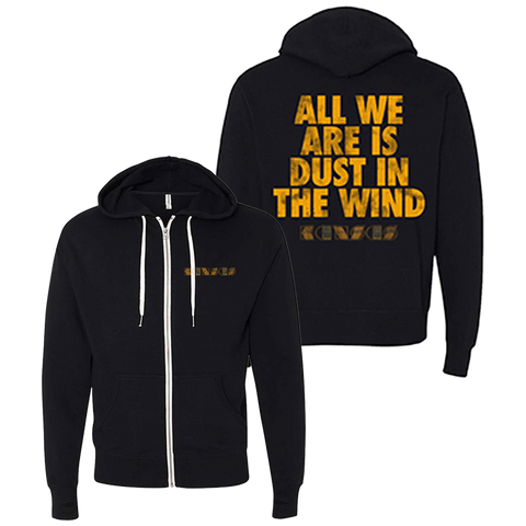 Dust in the Wind Zip-Up Hoodie – Kansas Band
