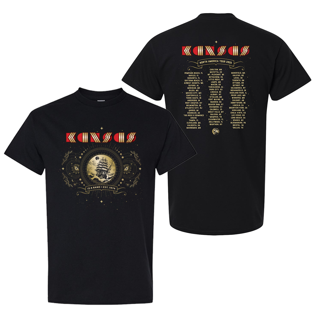 2026 Kansas Is A Band Tour T-Shirt (New Dates)